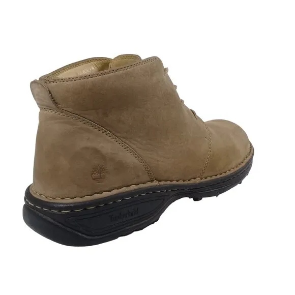 Timberland Men's Leather Ankle Beige Boots 10M