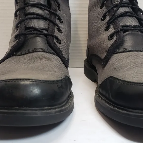 Timberland Newmarket Men's Size 10 M Gray Black Combat Streetwear Casual…