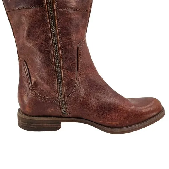 Timberland Womens 7 Leather Savin Hill Riding Boots