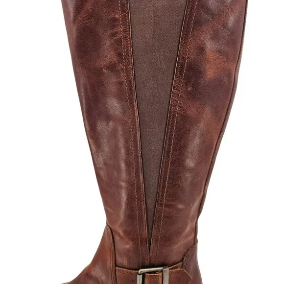 Timberland Womens 7 Leather Savin Hill Riding Boots