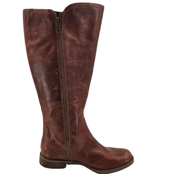 Timberland Womens 7 Leather Savin Hill Riding Boots