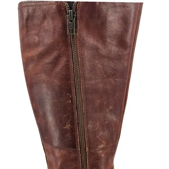 Timberland Womens 7 Leather Savin Hill Riding Boots