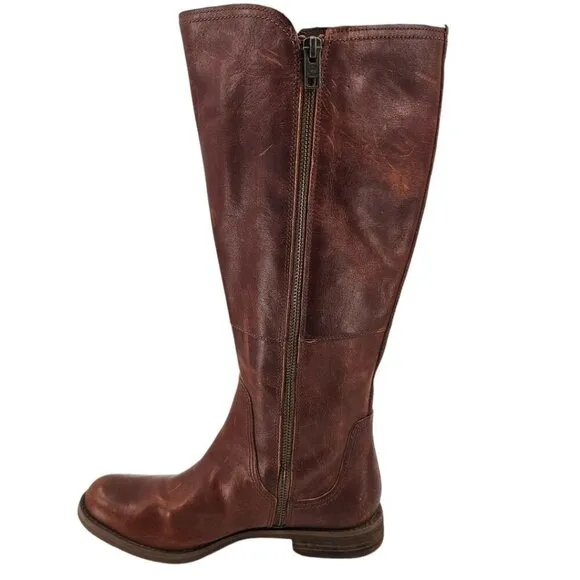 Timberland Womens 7 Leather Savin Hill Riding Boots
