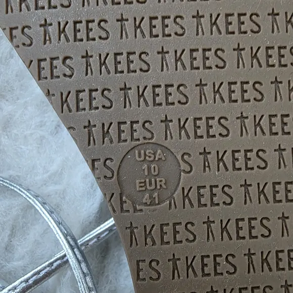 Tkees Jo Sandal Silver 10