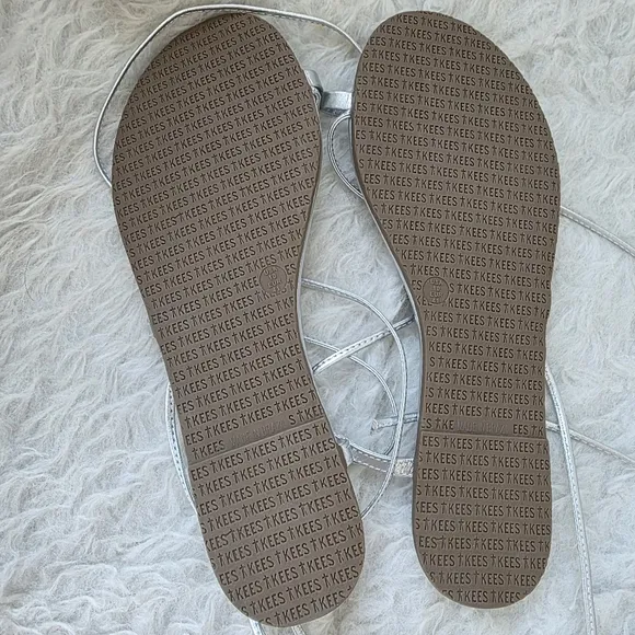 Tkees Jo Sandal Silver 10