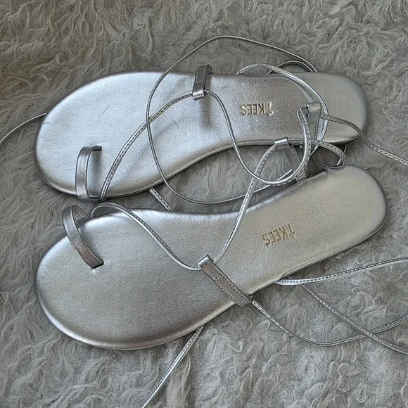 Tkees Jo Sandal Silver 10