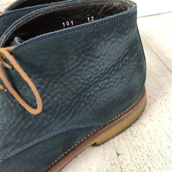 To Boot New York Adam Derrick Navy Blue Chukka Desert Shoes Men Size 12
