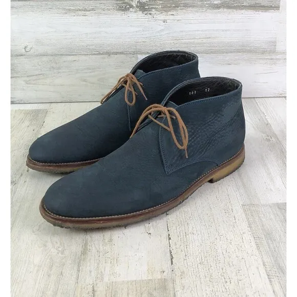 To Boot New York Adam Derrick Navy Blue Chukka Desert Shoes Men Size 12