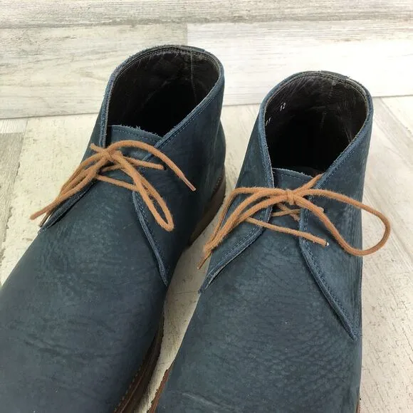 To Boot New York Adam Derrick Navy Blue Chukka Desert Shoes Men Size 12