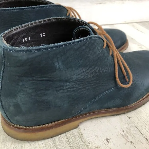 To Boot New York Adam Derrick Navy Blue Chukka Desert Shoes Men Size 12