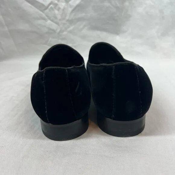 To boot New York Bolton Black velvet loafers Slip On Black NWOB