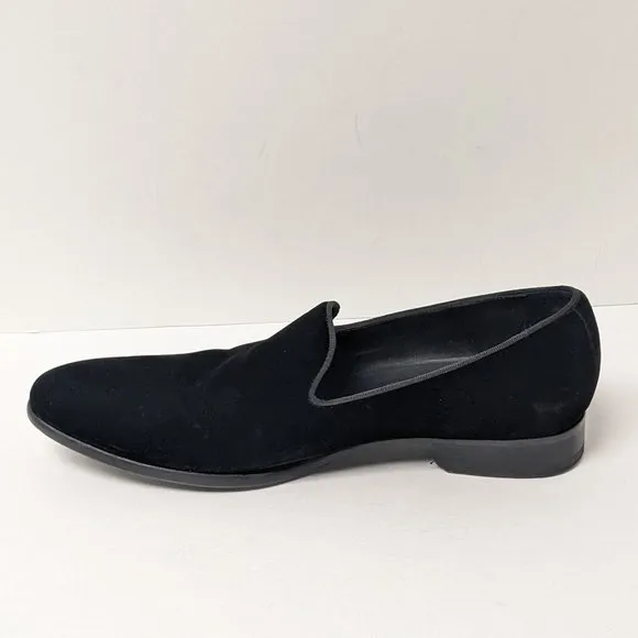 To Boot New York Bolton Loafers, Black Velvet, Men's 9 M