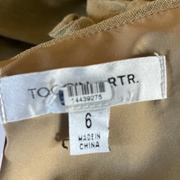 Toccin x RTR Ruched Tie Midi Dress Size 6
