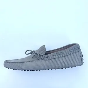 Tod’s Driver Slip-On Loafers, Light Gray, size 11