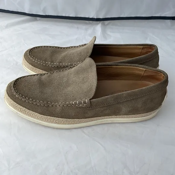 Tod's Men's Suede Loafers in Taupe