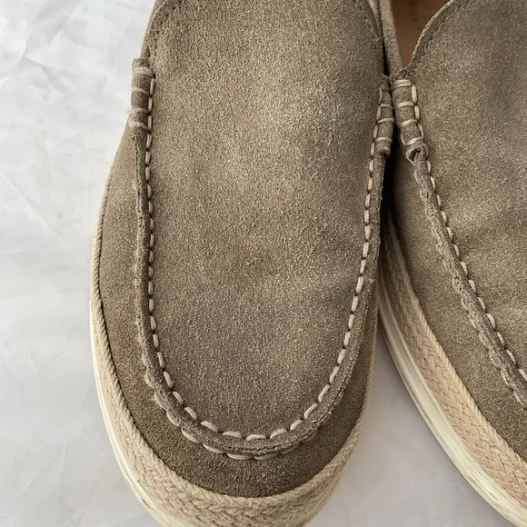 Tod's Men's Suede Loafers in Taupe