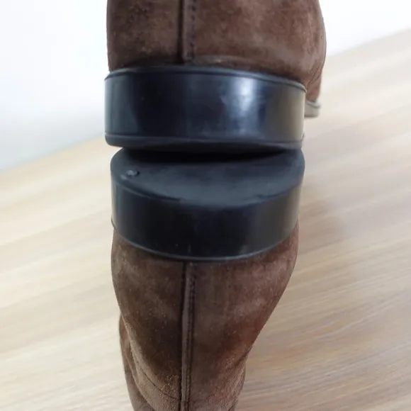 Tods Shoes Mens Leather 9.5 Brown Boots Ankle Booties Desert Suede Luxury $645