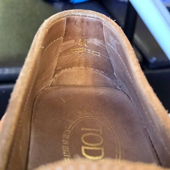 Tod's Suede slip-on loafers size 40 us 7