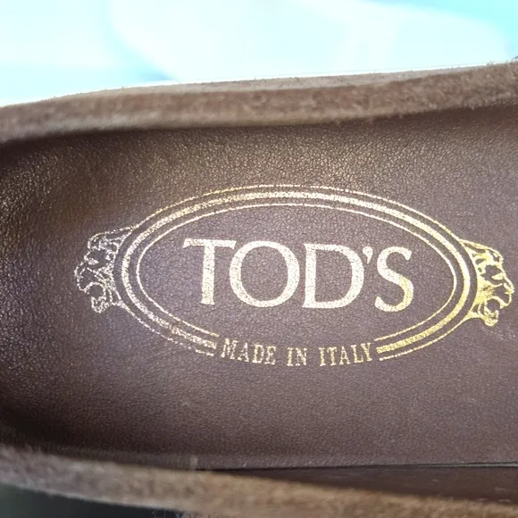 Tod's Suede slip-on loafers size 40 us 7