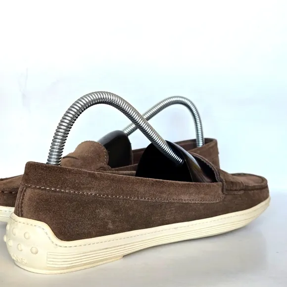 Tod's Suede slip-on loafers size 40 us 7