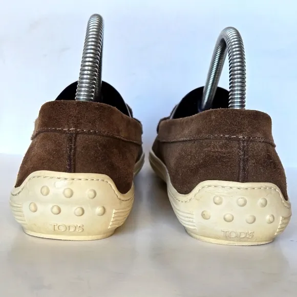 Tod's Suede slip-on loafers size 40 us 7