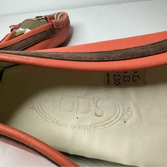 Tod’s pink loafers size 8.5