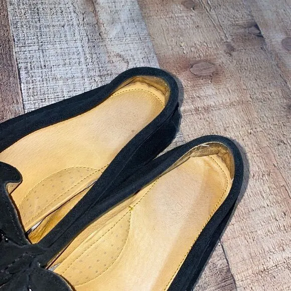 Tod'sTod's Black Suede Bit Slip On Loafers