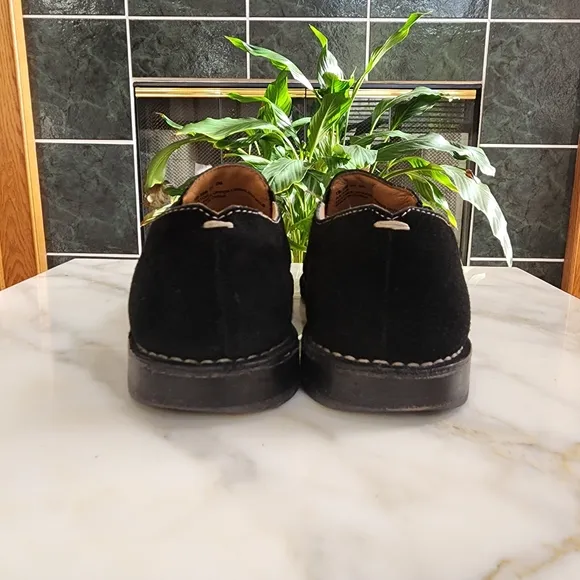 Tommy Bahama Astor Black Suede Slip-On Loafers