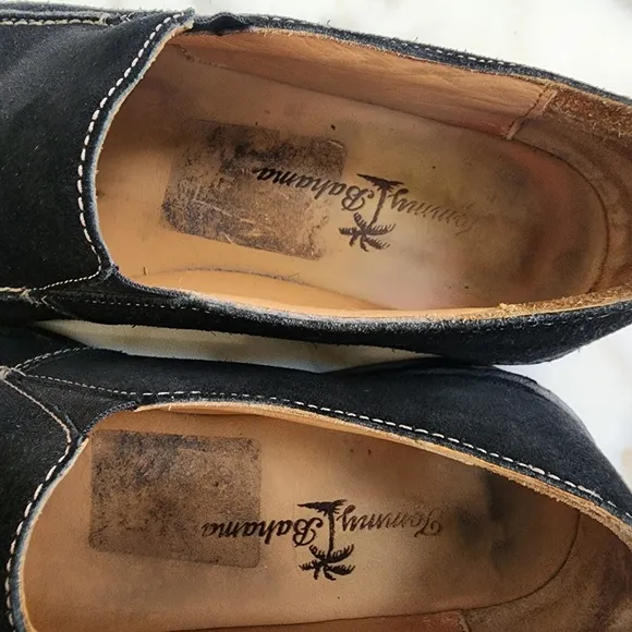 Tommy Bahama Astor Black Suede Slip-On Loafers