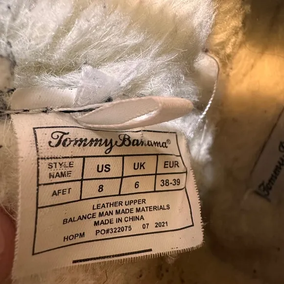 Tommy Bahama Suede Shearling Winter Boots Ankle Booties Warm Black 8