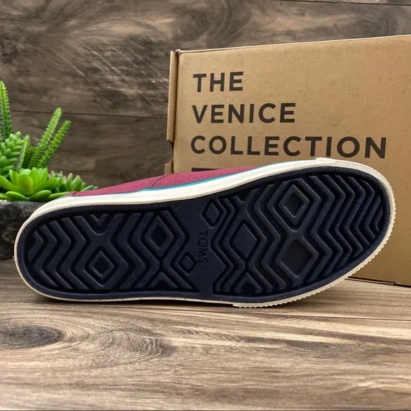 Toms Cordones Boardwalk Canvas Platform Sneaker