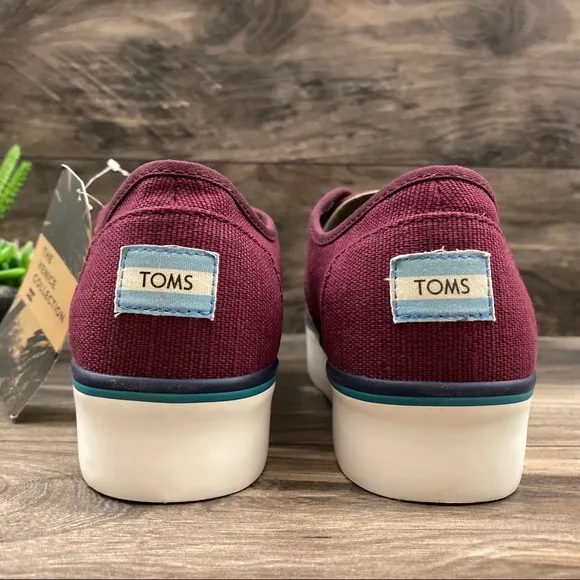Toms Cordones Boardwalk Canvas Platform Sneaker