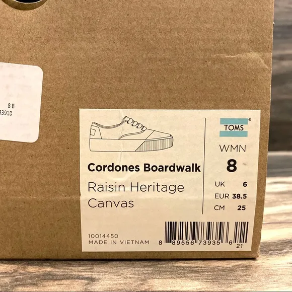 Toms Cordones Boardwalk Canvas Platform Sneaker