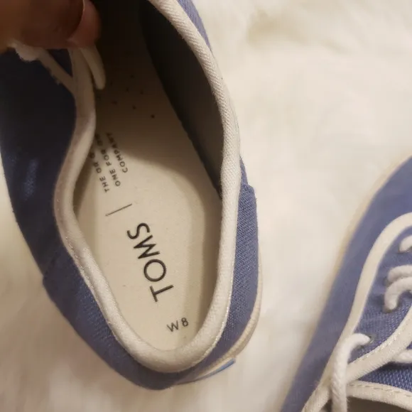 Toms Infinity Blue Women's Carmel Sneakers Size 8
