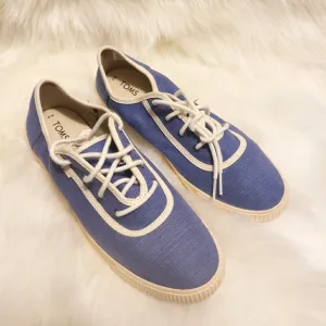 Toms Infinity Blue Women's Carmel Sneakers Size 8