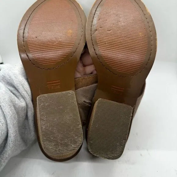 Toms Majorca Suede Block Ortholite Comfort Foam Sandals