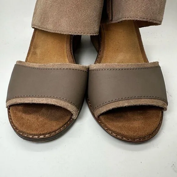 Toms Majorca Suede Block Ortholite Comfort Foam Sandals