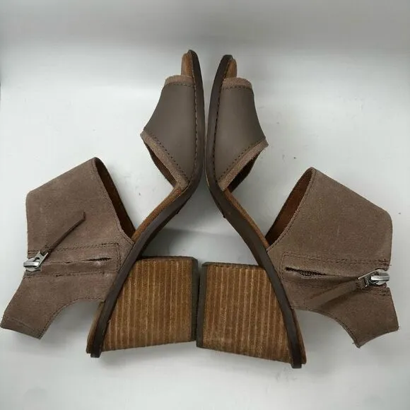 Toms Majorca Suede Block Ortholite Comfort Foam Sandals