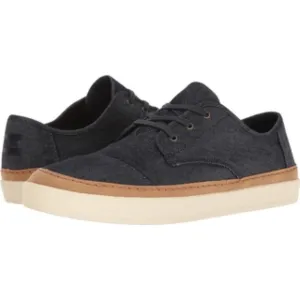 TOMS Men's Navy Canvas Lace Up Sneakers