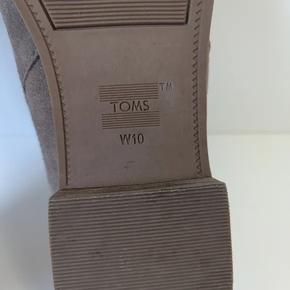 Toms Tan Suede Slip-On Loafers Women's 10
