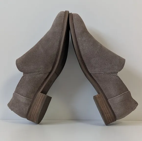 Toms Tan Suede Slip-On Loafers Women's 10