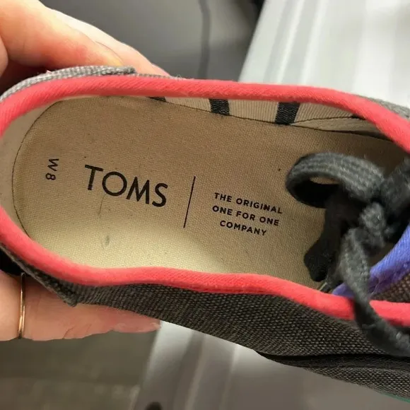 Tom’s Venice Collection Cordones Boardwalk platform sneakers women’s 8