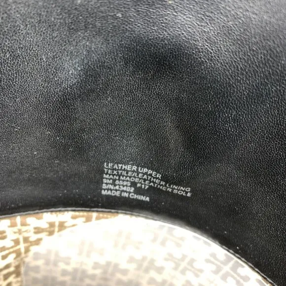 Tory Burch Adeline Black Leather Tall Riding Boots Size 9 M