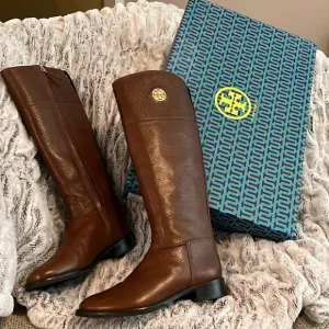 Tory Burch Almond Junction Riding Boot size 7.5