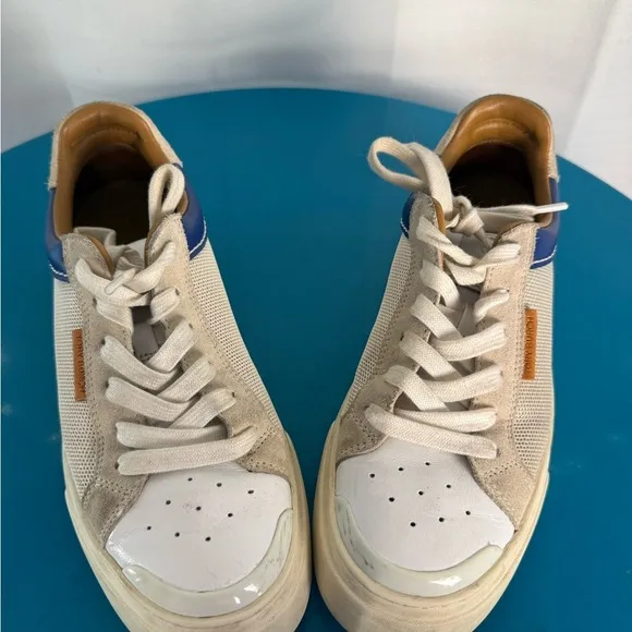 Tory Burch Beige and White Sneakers