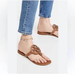 TORY BURCH Best SellerMILLER SANDAL$198gently used 8 Color Vintage Vachetta