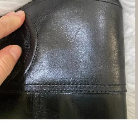 TORY BURCH Black MARLENE TALL RIDING BOOT 6.5