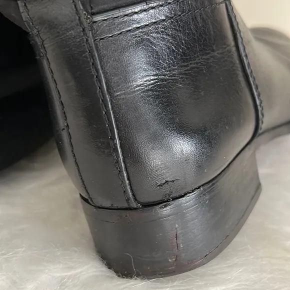TORY BURCH BLACK RIDING BOOTS