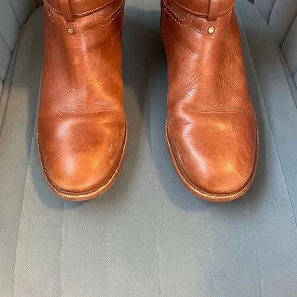Tory Burch Brown Leather Riding Boots- Size 9.5