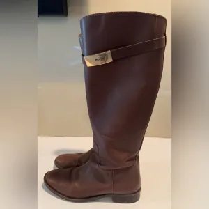 Tory Burch Brown Riding Boots Size‎ 9.5